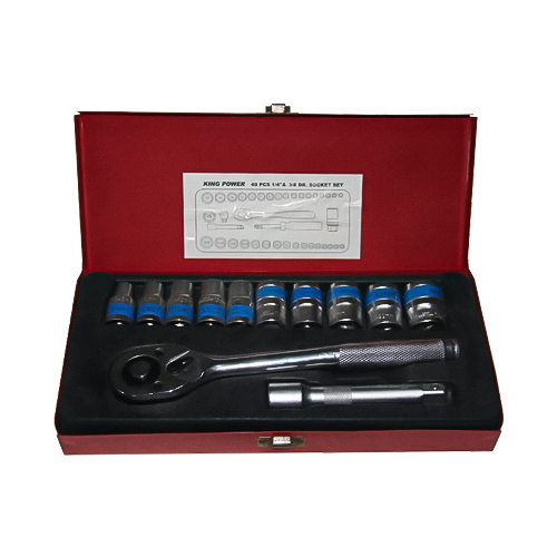 12kpl Quick Ratchet -kahvan pistorasiasarja (1/2 